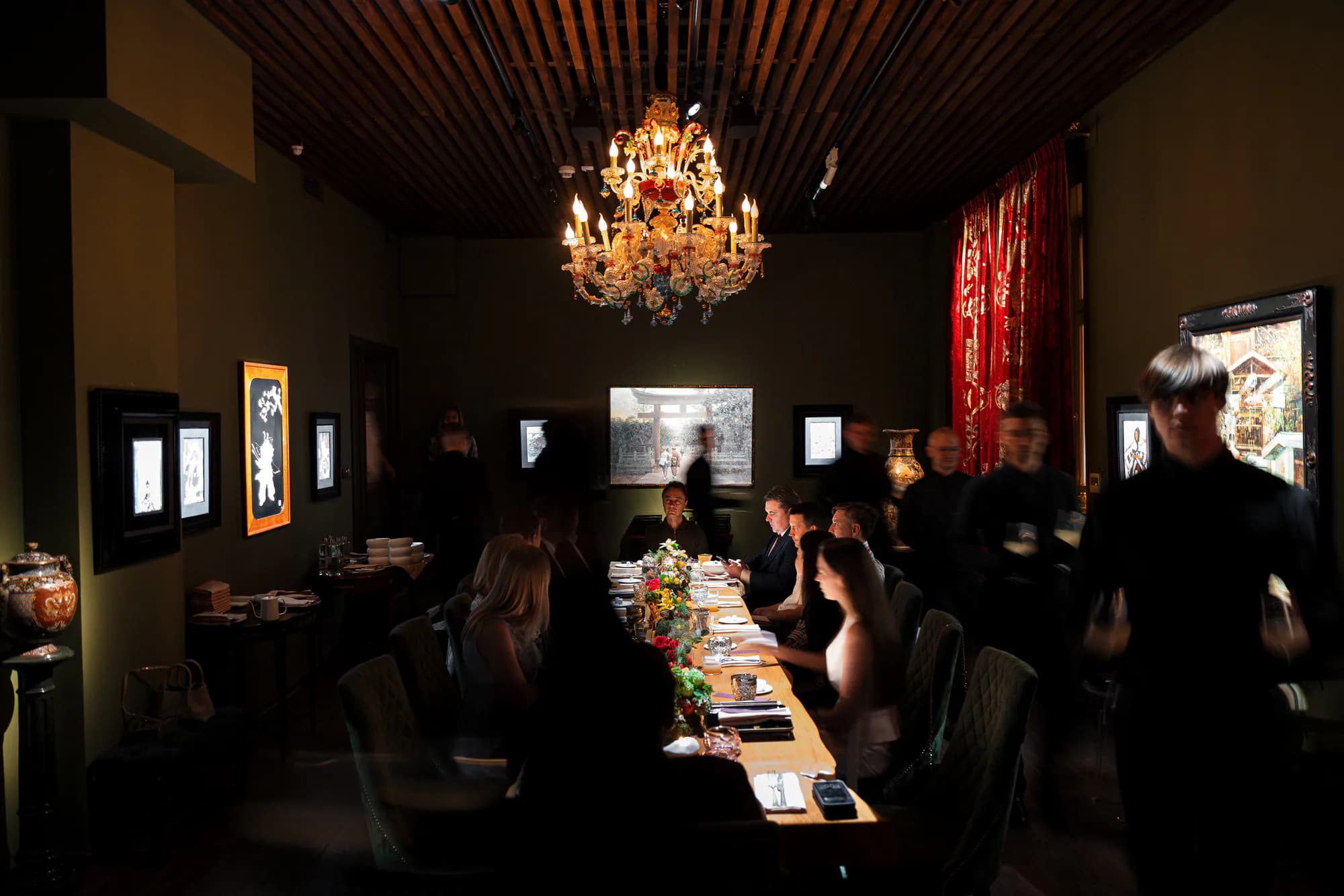 Камерная атмосфера ужина ArtCenter